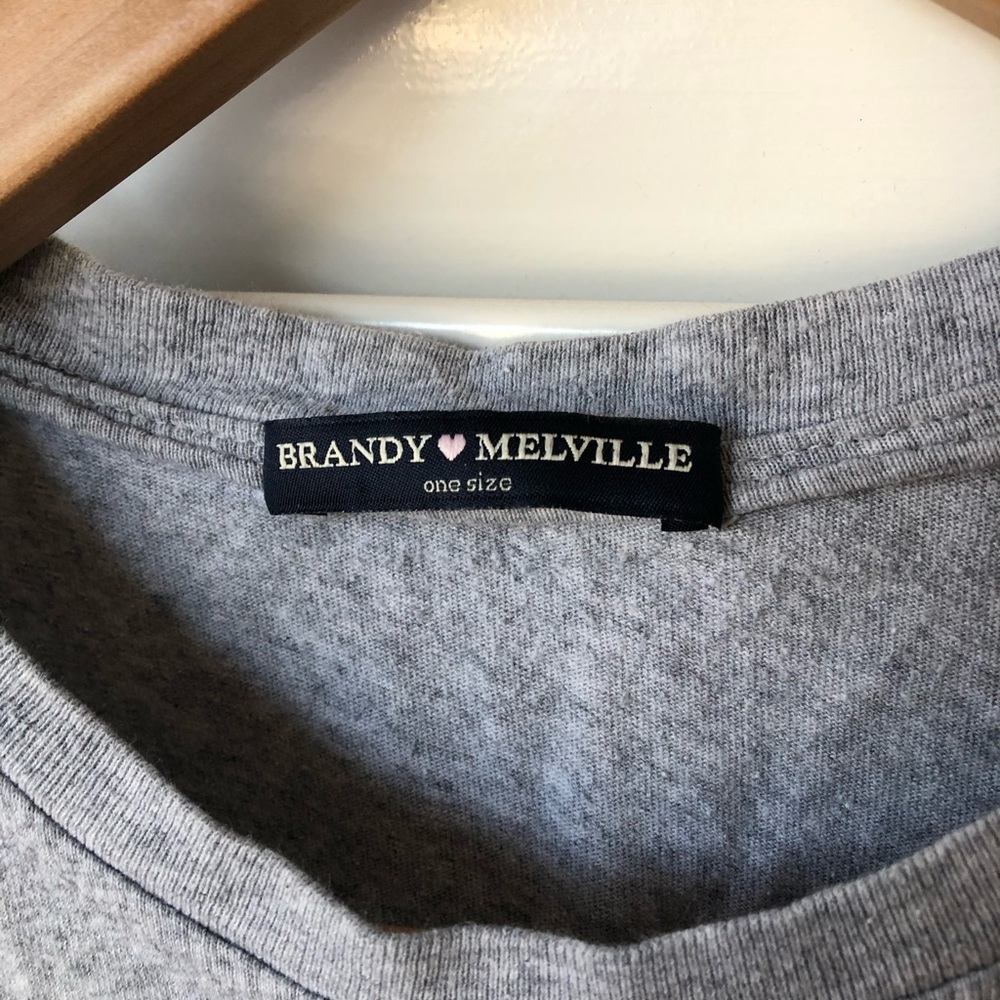 Basic Grey Brandy Melville Tee